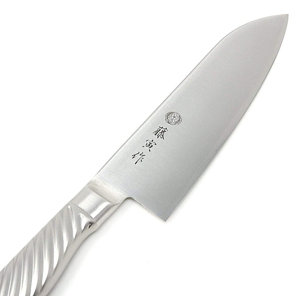 TOJIRO Fujitora DP 3-Layer Santoku Knife with Stainless Steel 