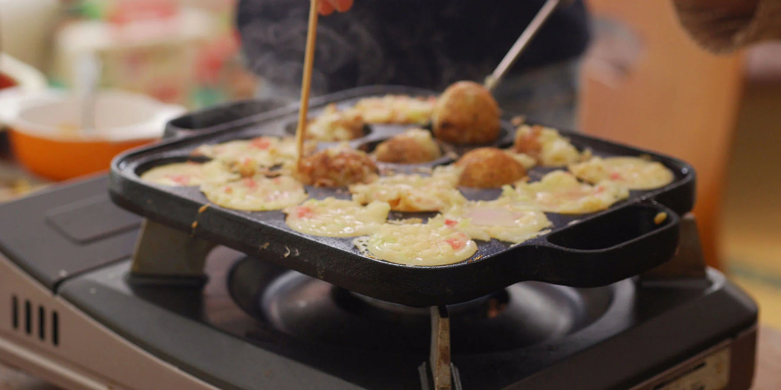 Seieido Cast Iron Sukiyaki & Gyoza Pan - Globalkitchen Japan