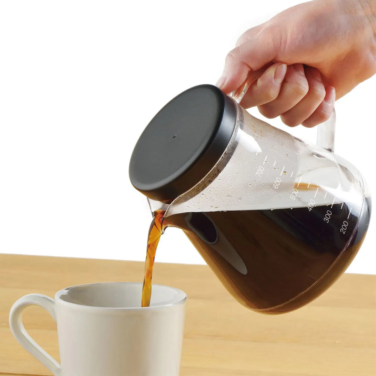 Akebono Polyester Resin Unbreakable Coffee Server with Lid