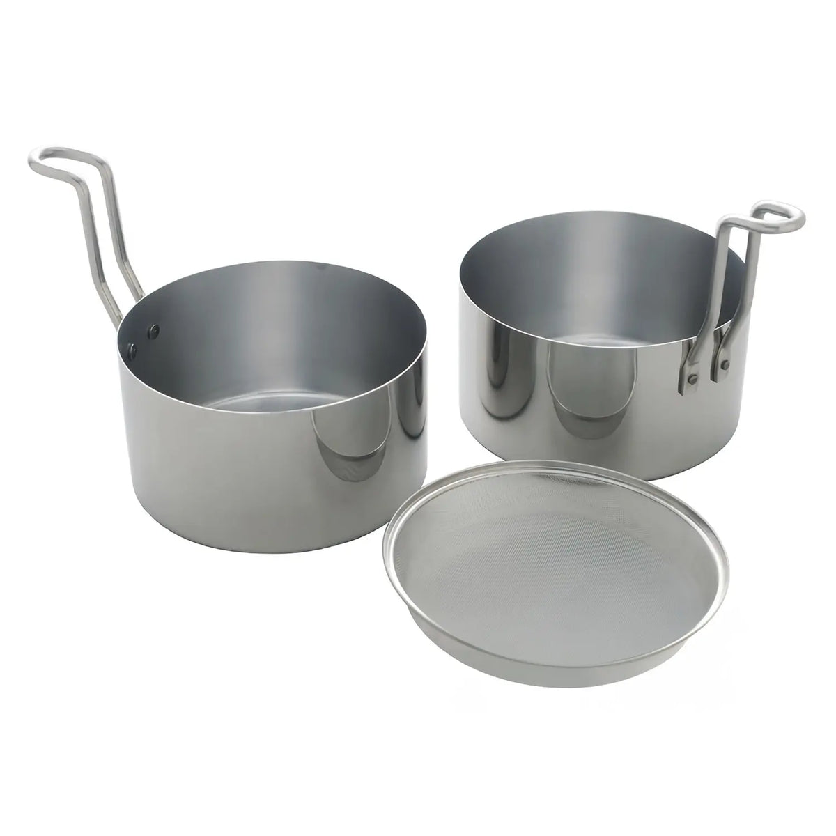 Arnest Stainless Steel Tempura Pan and Oil Storage Pot