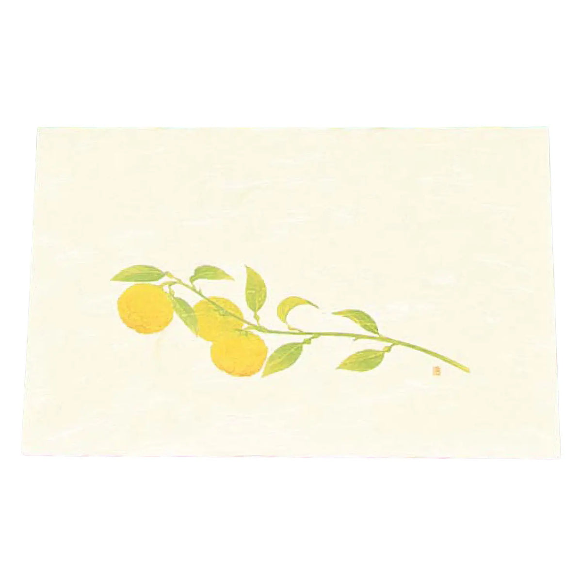 Artec Washi Paper Cream Placemat Yuzu 100 pcs