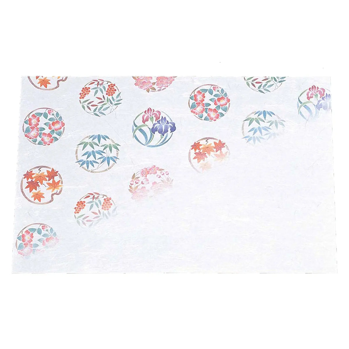 Artec Washi Paper Flower Placemat All Seasons 100 pcs