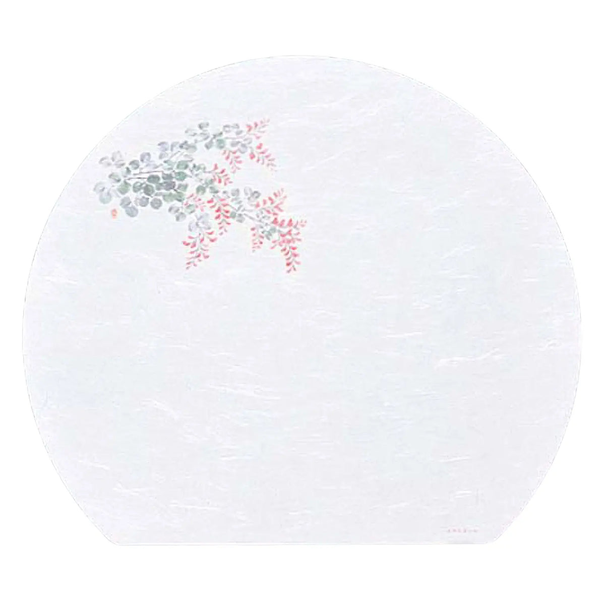 Artec Washi Paper Half Moon Placemat Bush Clover 100 pcs