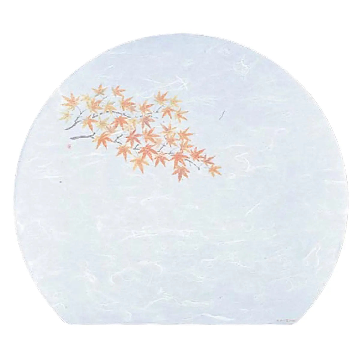 Artec Washi Paper Half Moon Placemat Momiji 100 pcs