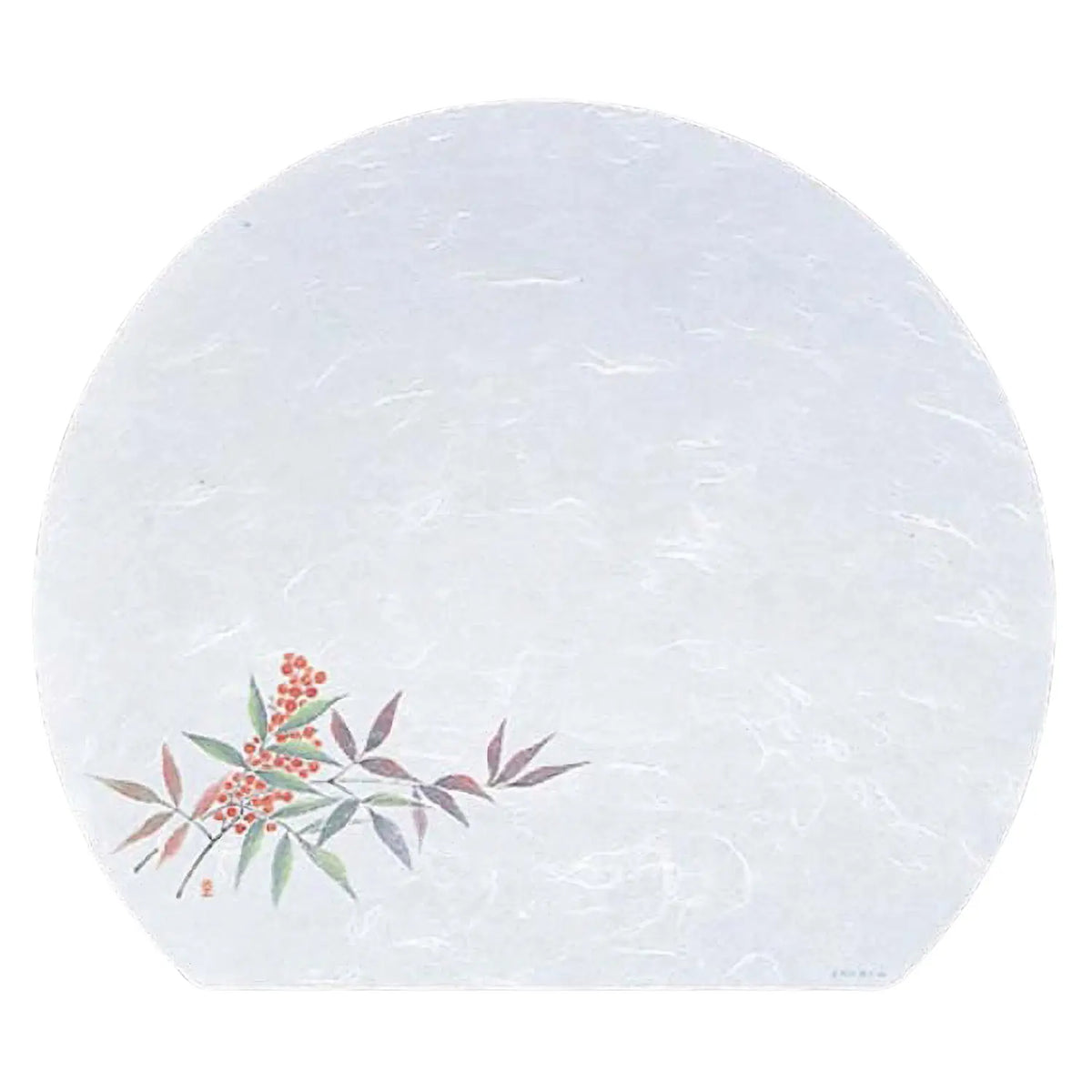 Artec Washi Paper Half Moon Placemat Nandina 100 pcs