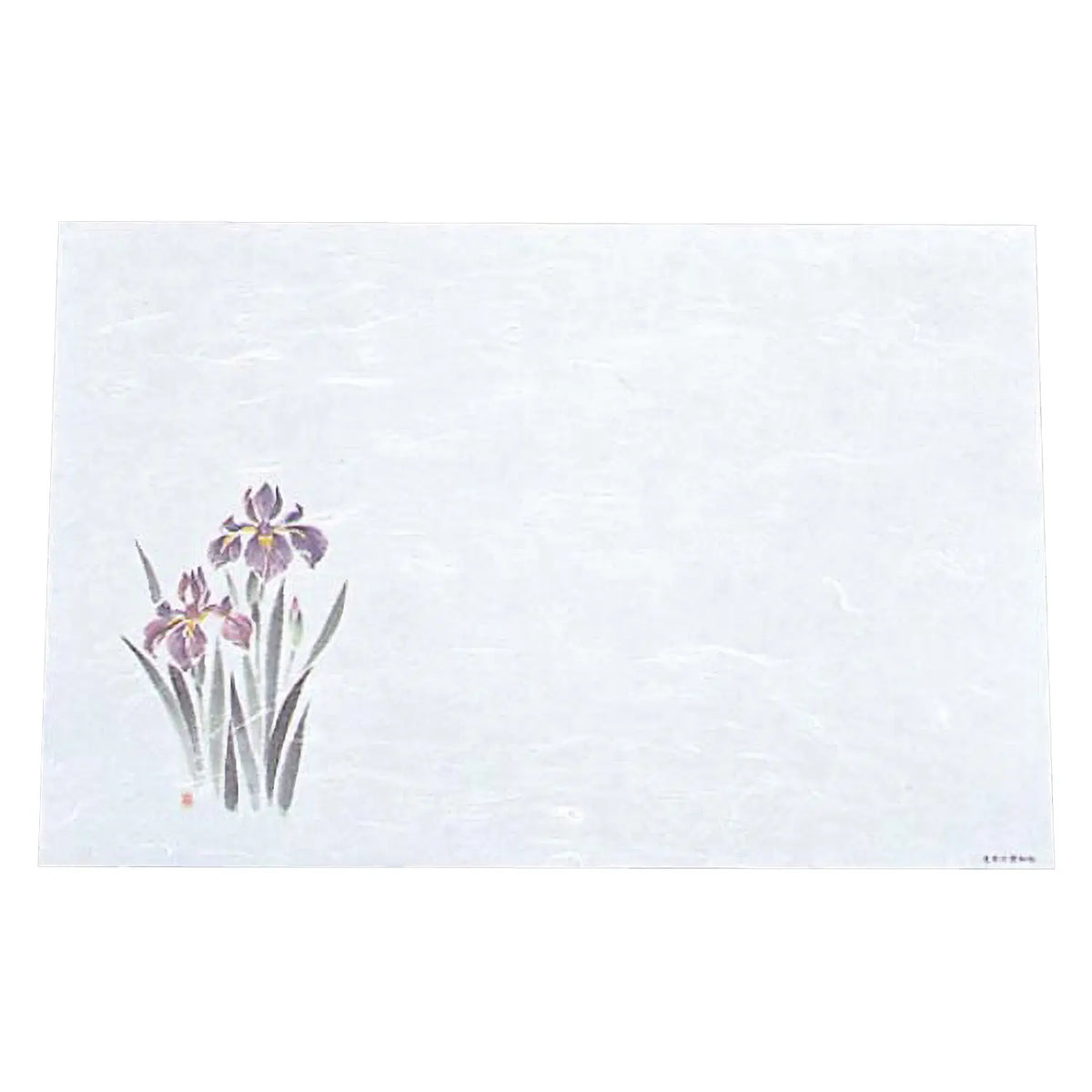 Artec Washi Paper Placemat Japanese Iris 100 pcs