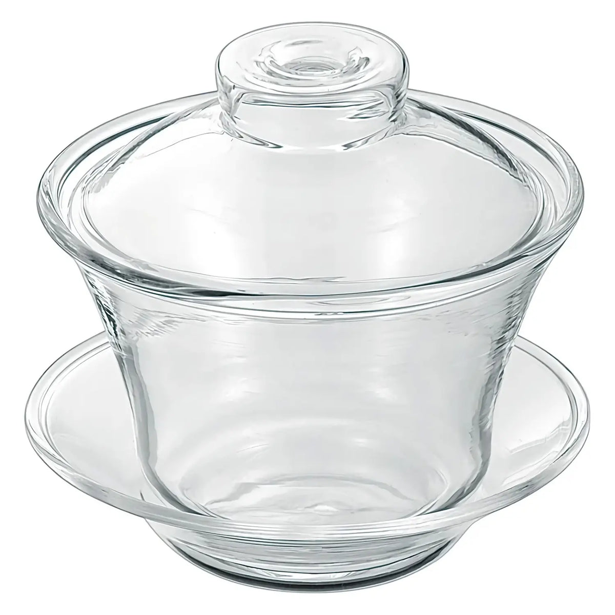 Asahi Heat Resistant Glass Tea Cup with Lid