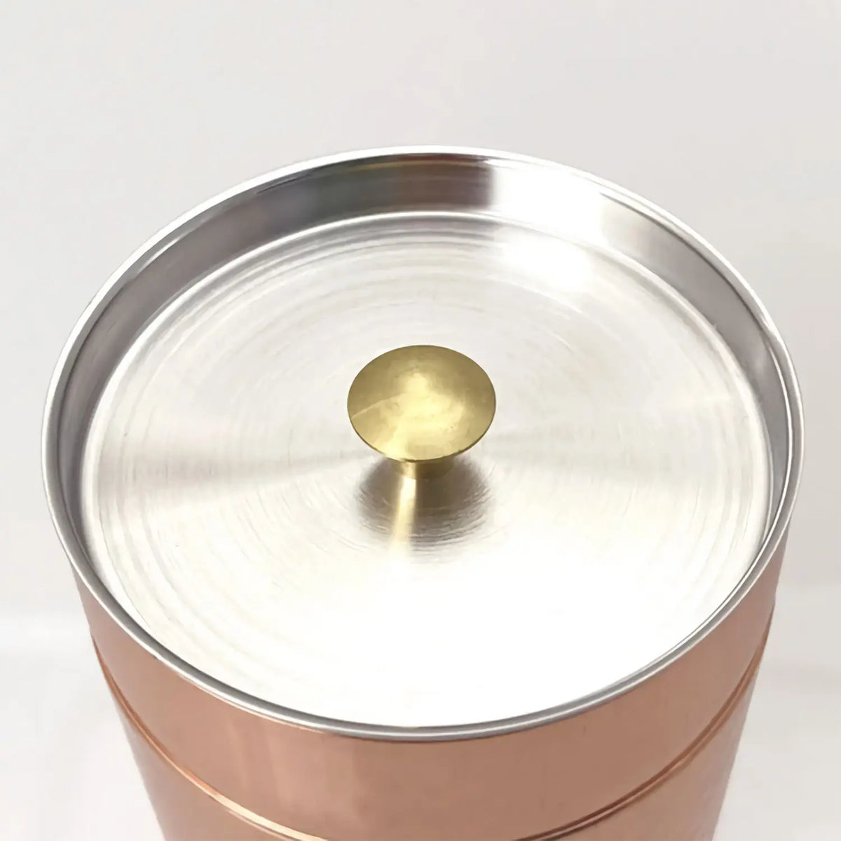 Asahi Nagomi Copper Chazutsu Tea Caddy