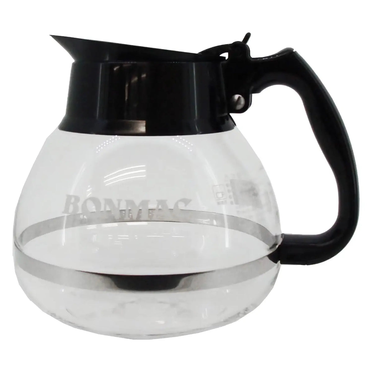 Bonmac Heat Resistant Glass Coffee Server Black Spout