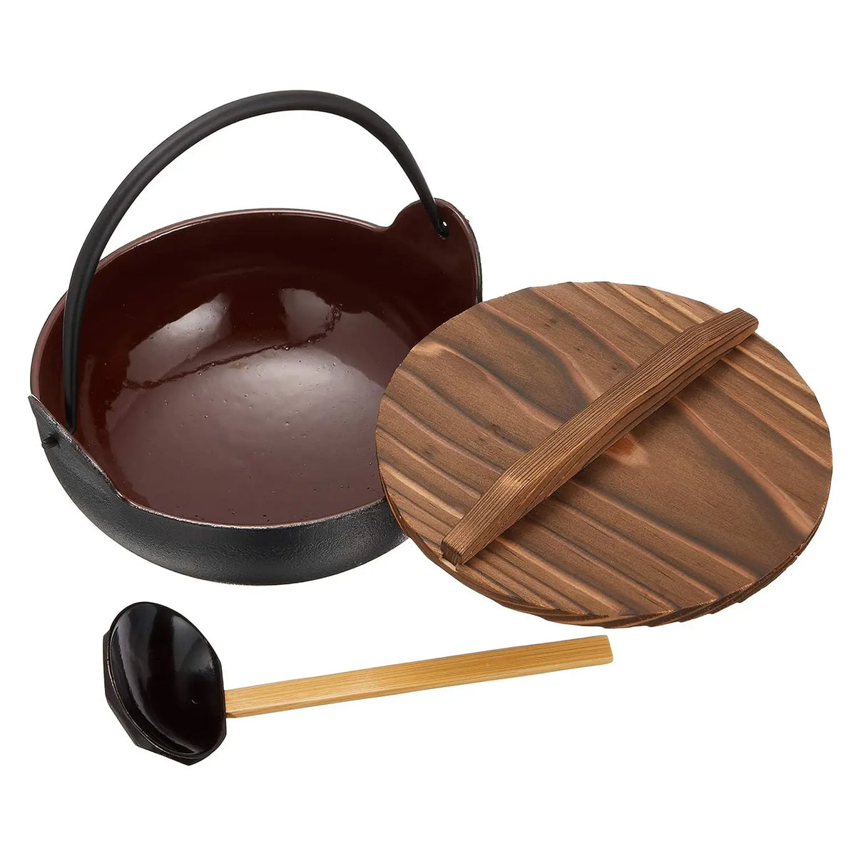 Chubu Cast Iron Inaka Hot Pot with Ladle