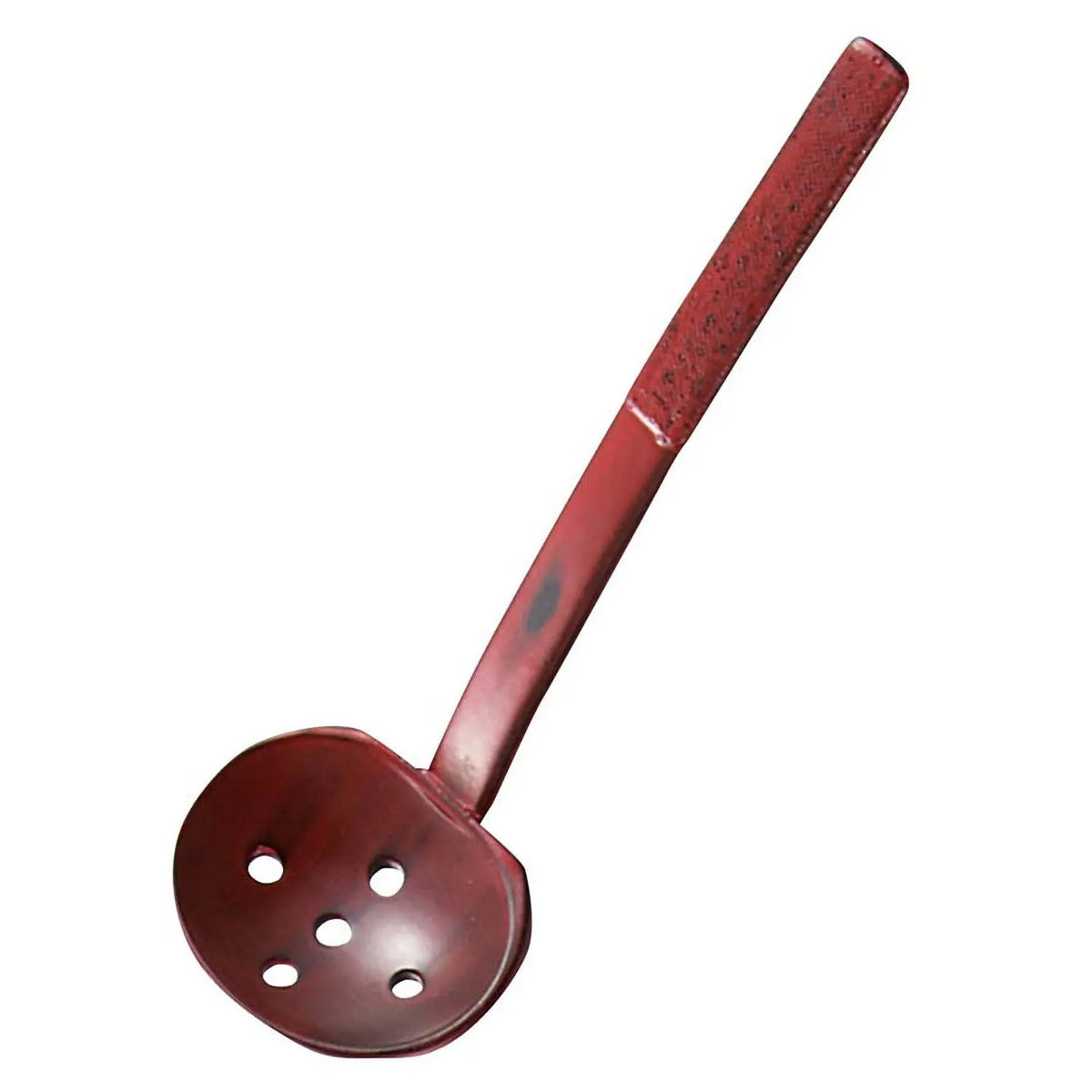 EBM Wood Negoro Lacquered Perforated Ladle