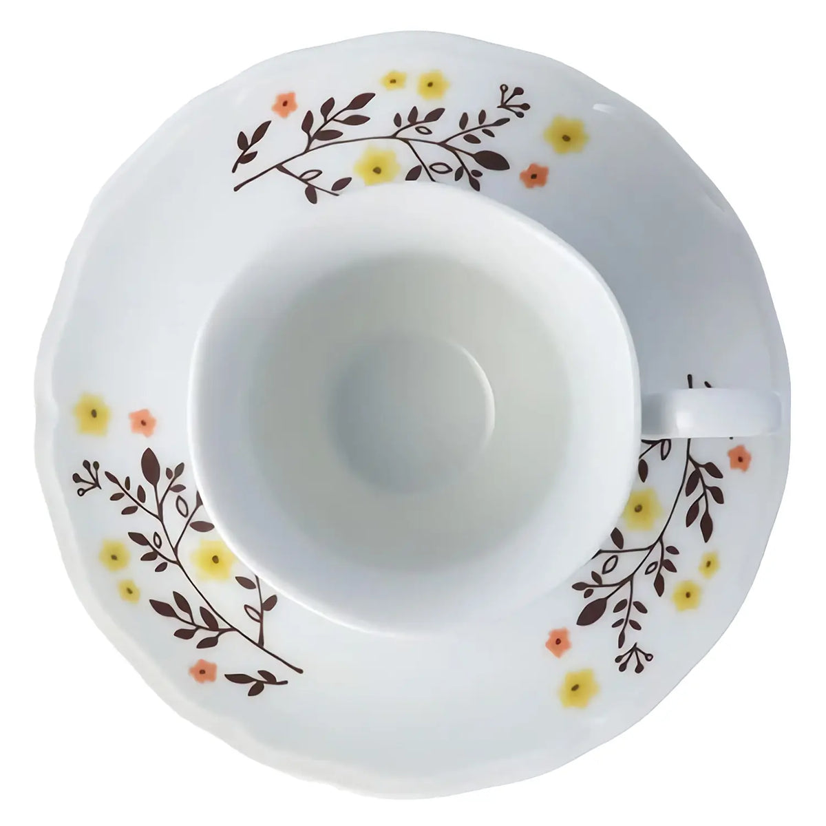 Harekutani Haruhana Porcelain Cup &amp; Saucer