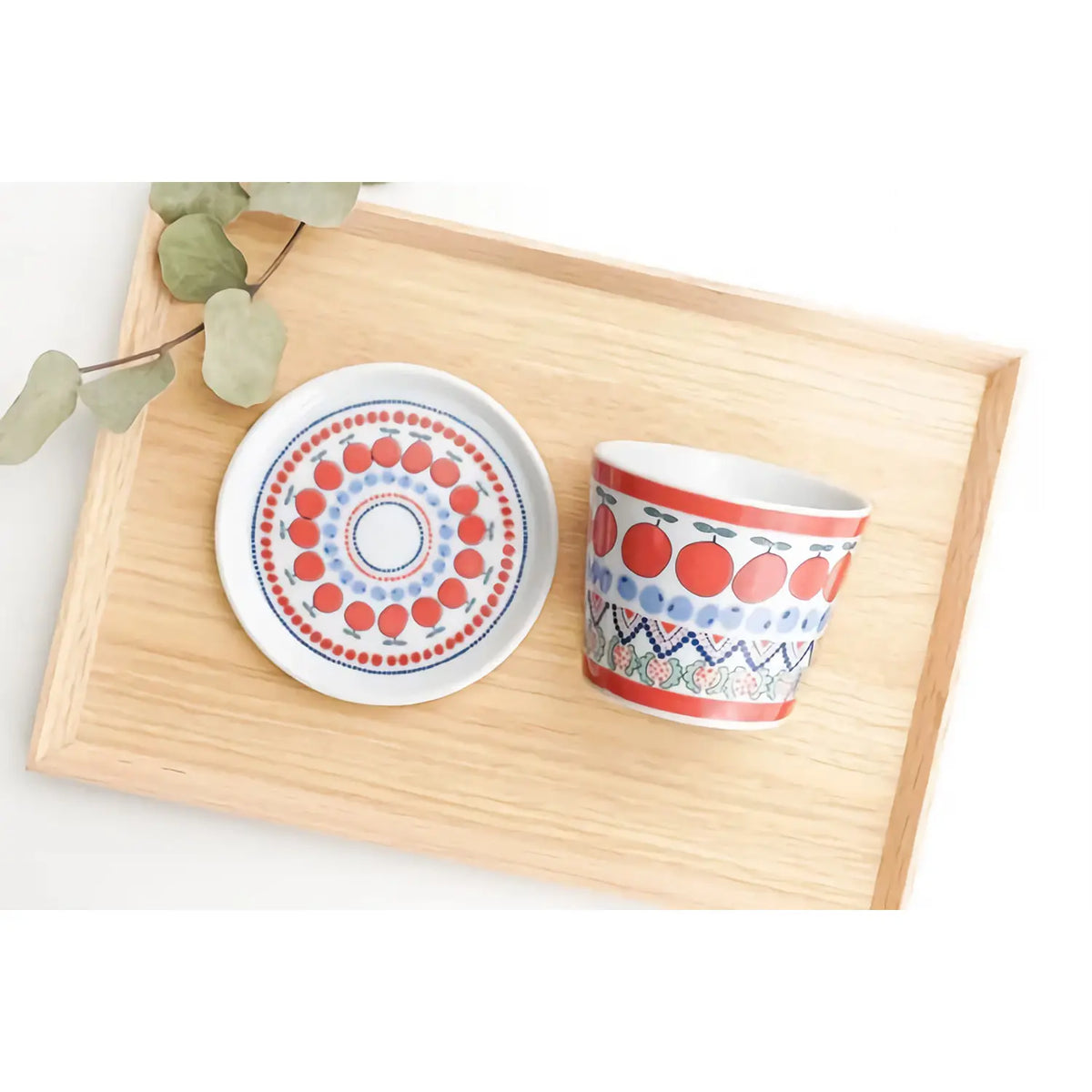 Harekutani Porcelain Coaster Berries