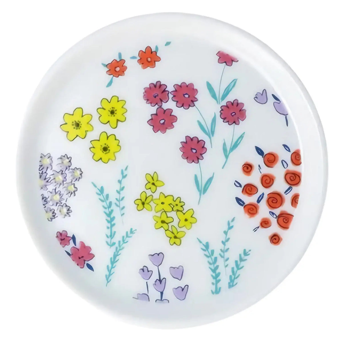 Harekutani Porcelain Coaster Botanical