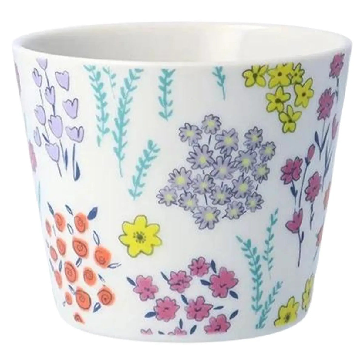 Harekutani Porcelain Soba Choko Cup Botanical