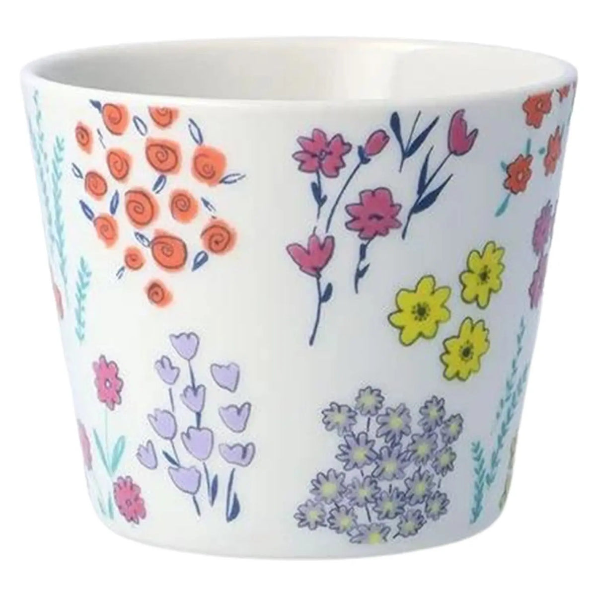 Harekutani Porcelain Soba Choko Cup Botanical