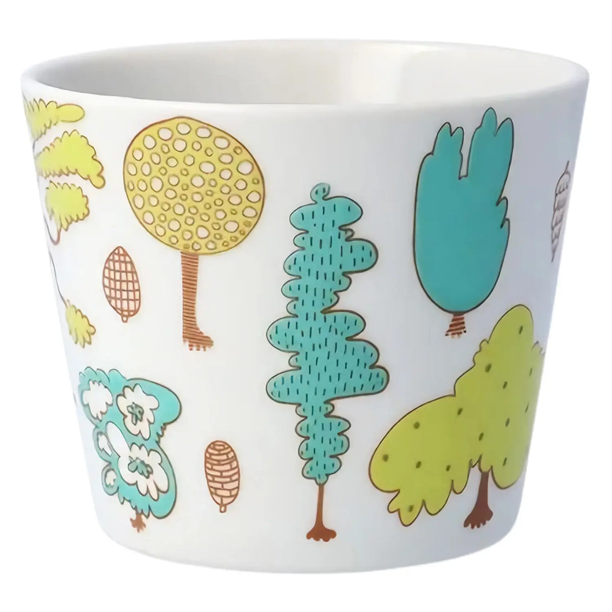 Harekutani Porcelain Soba Choko Cup Forest