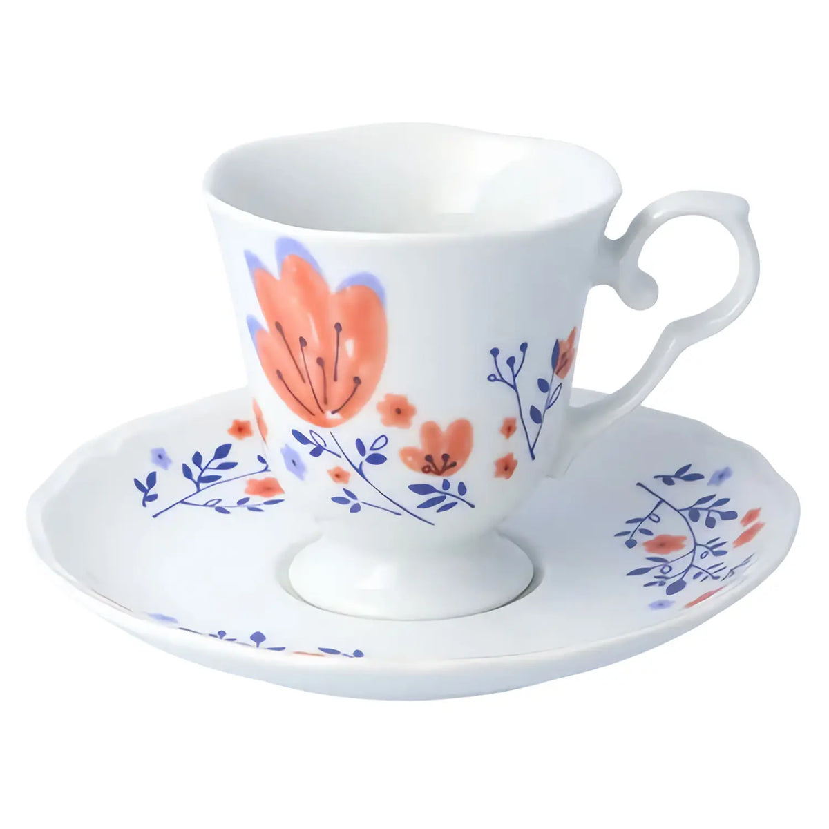 Harekutani Haruhana Porcelain Cup &amp; Saucer