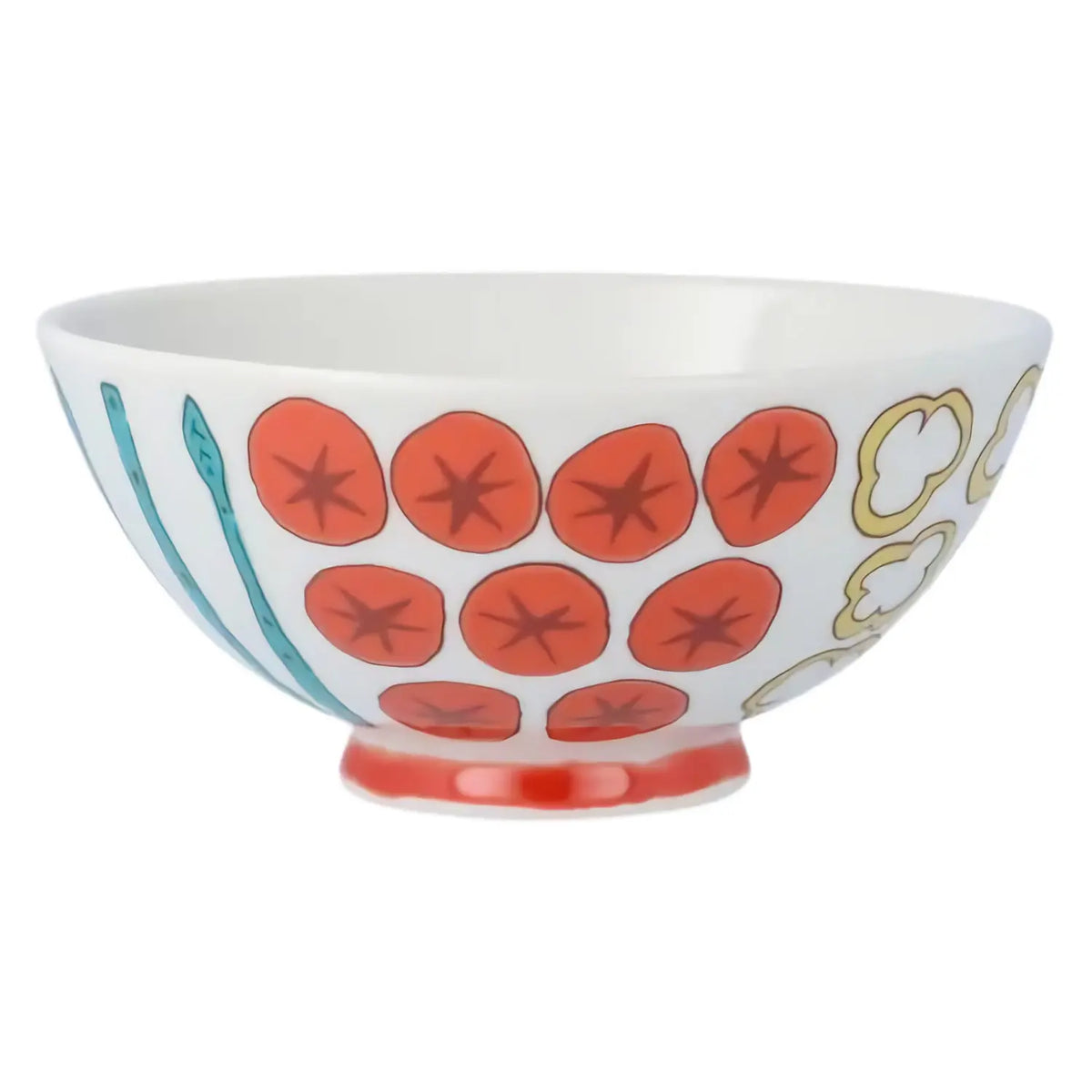 Harekutani Porcelain Rice Bowl Vegetable