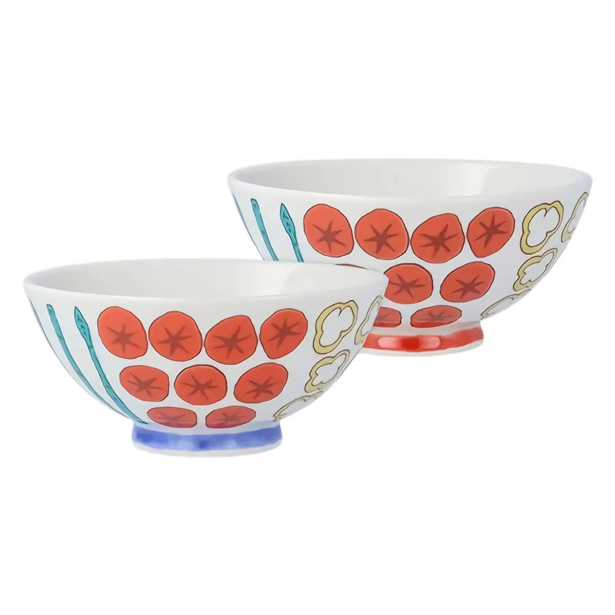 Harekutani Porcelain Rice Bowl Vegetable