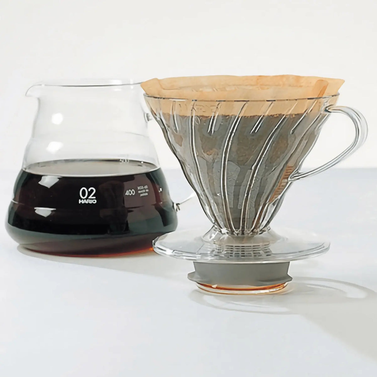 Hario V60 Heat Resistant Glass Coffee Server Transparent