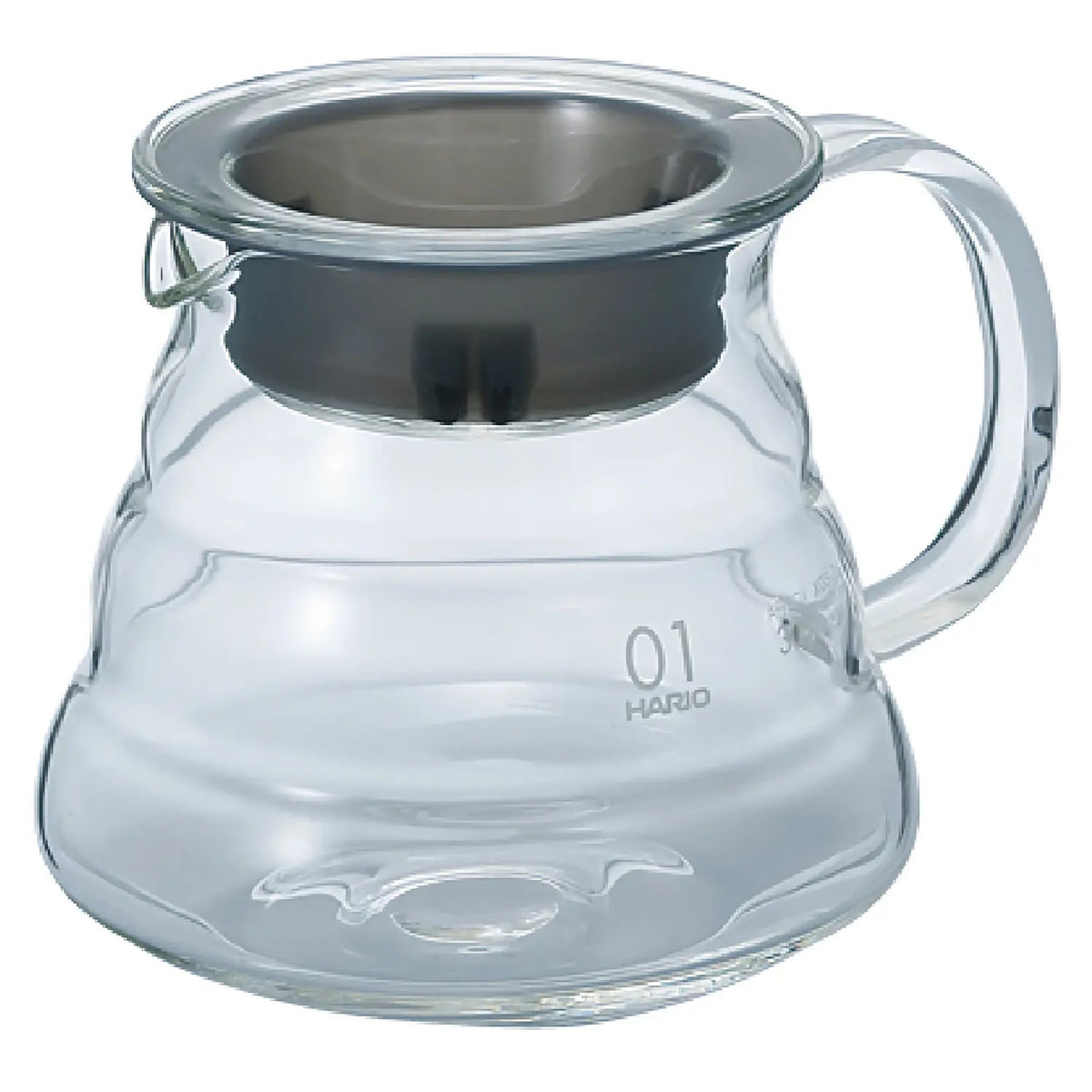 Hario V60 Heat Resistant Glass Coffee Server Transparent