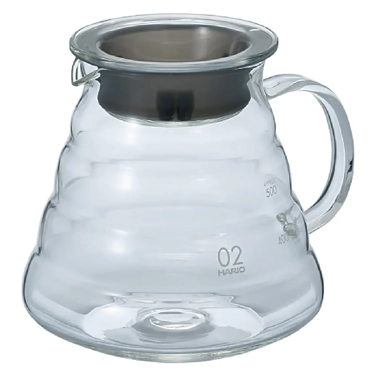 Hario V60 Heat Resistant Glass Coffee Server Transparent