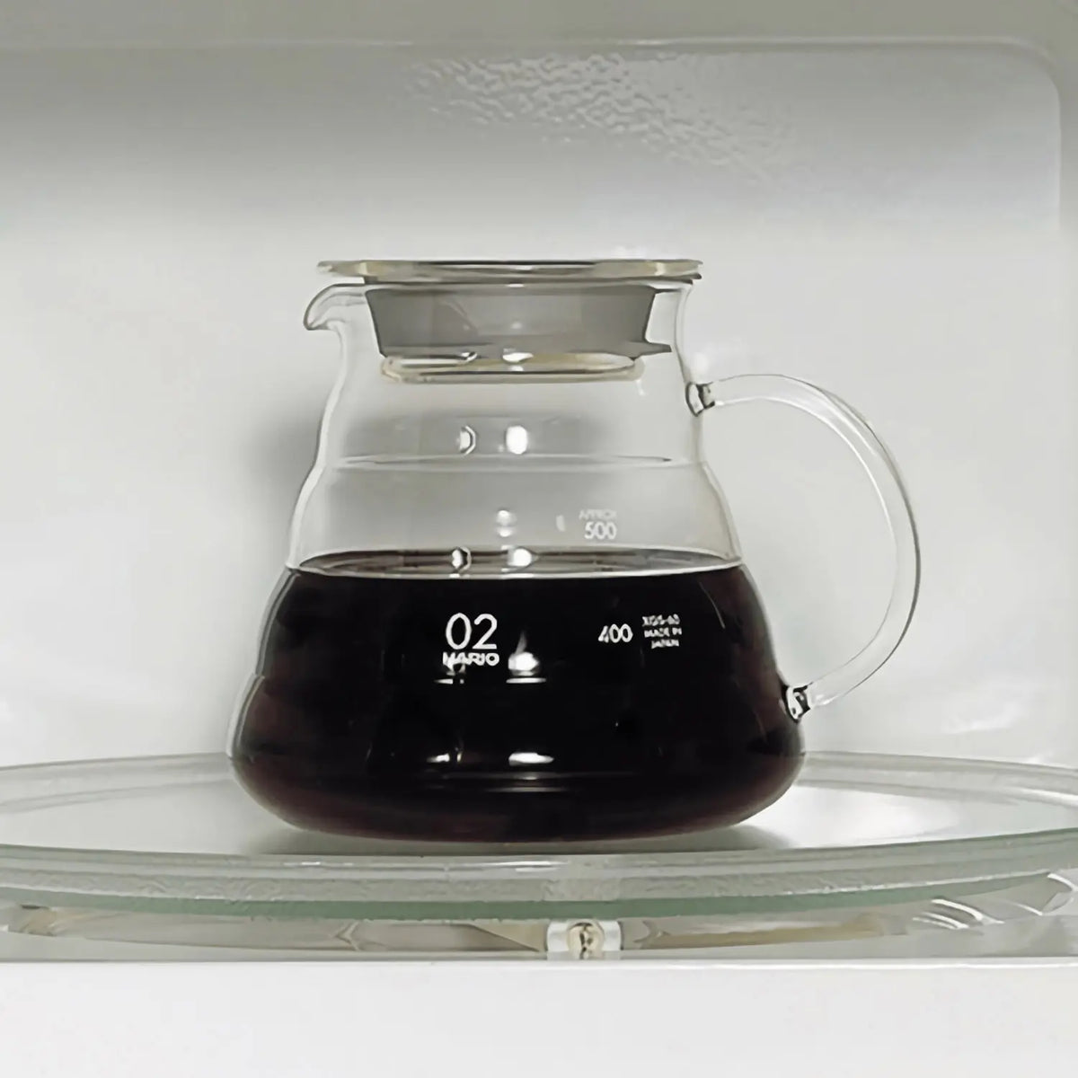 Hario V60 Heat Resistant Glass Coffee Server Transparent