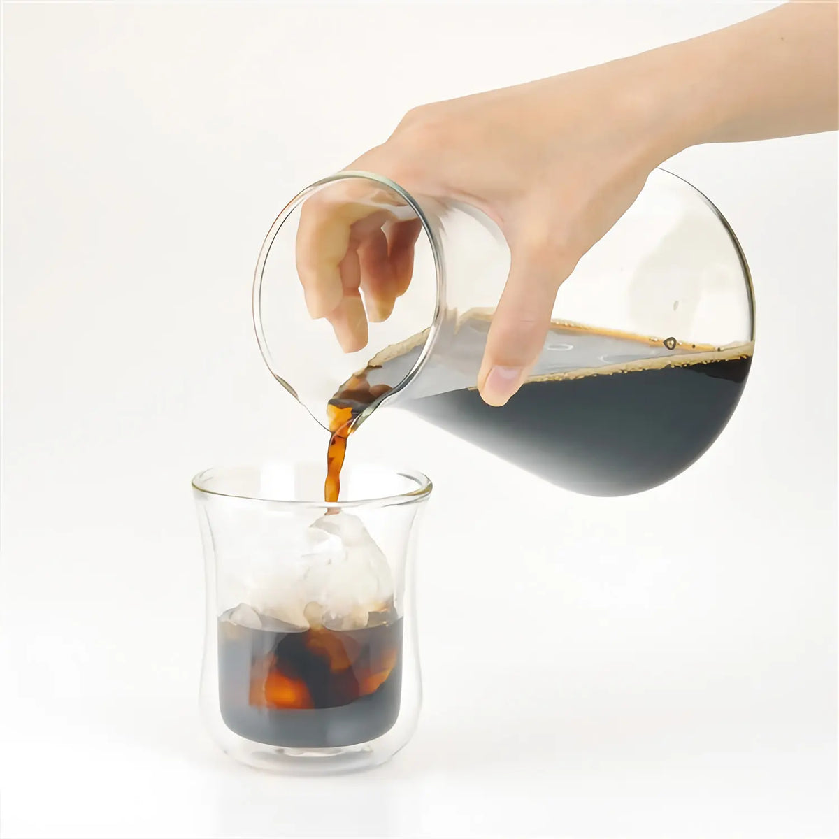 Iwaki Heat-Resistant Glass Coffee Server with Dripper