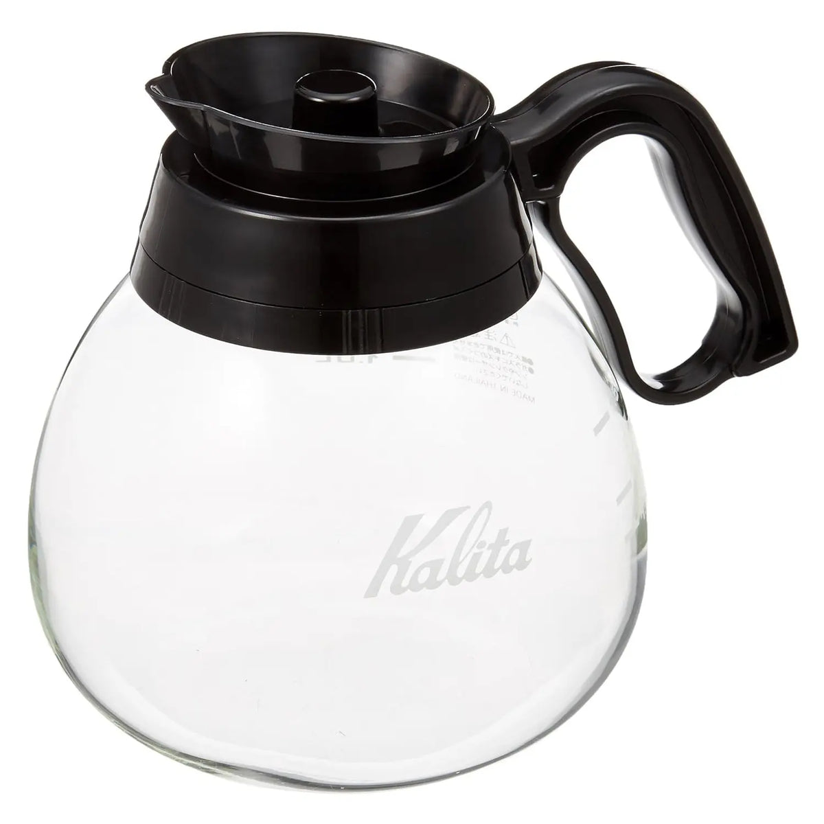 Kalita Heat Resistant Glass Coffee Server Black 1800ml