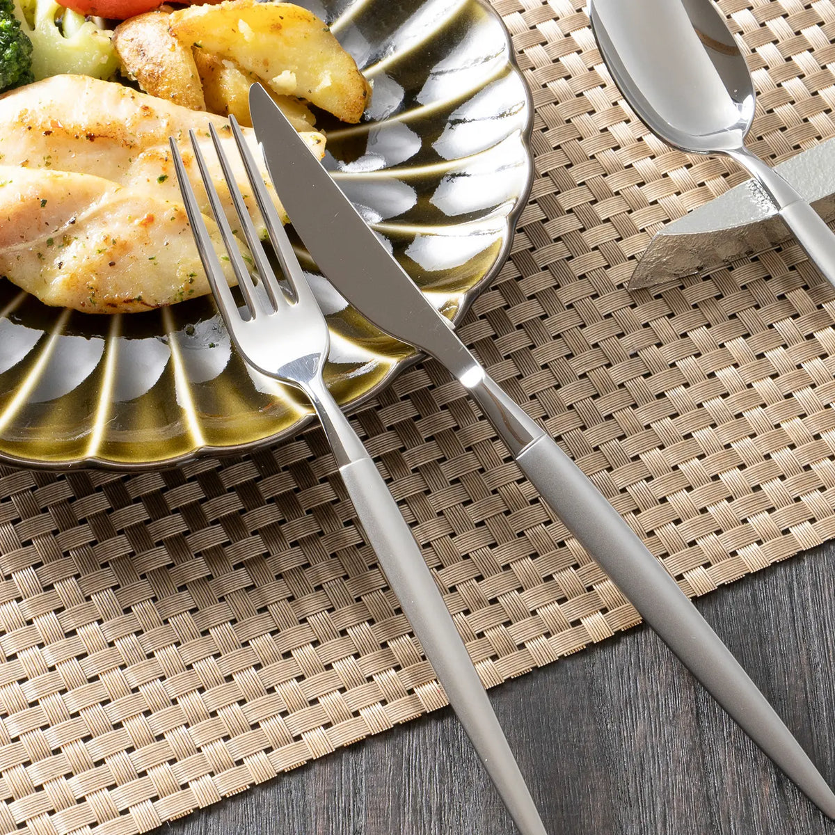 Luckywood Mirtoon Stainless Steel Dessert Fork