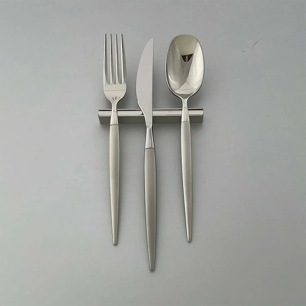 Luckywood Stainless Steel Cutlery Rest Satin Finish