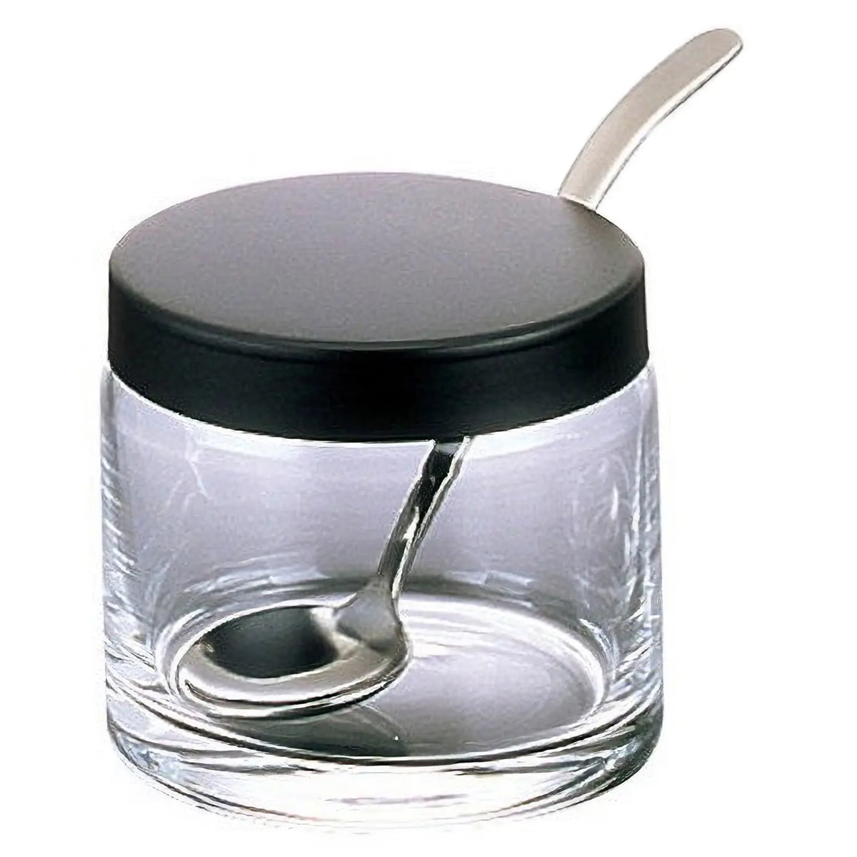 M-TAKA Glass Sugar Bowl Black Lid