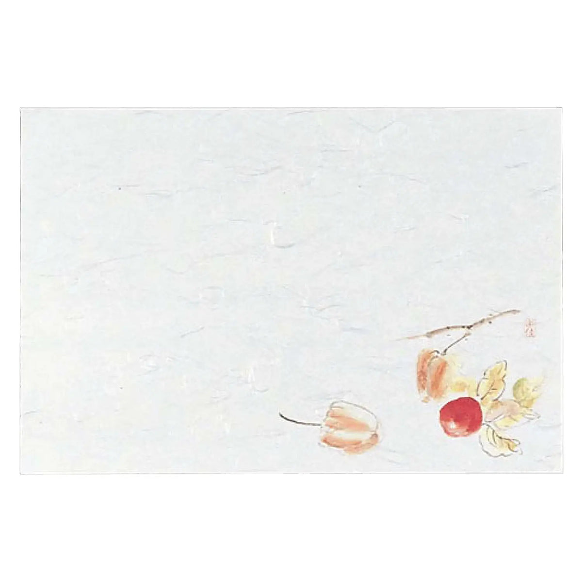 MIN Senju Washi Paper Placemat Ground Cherry 100 pcs