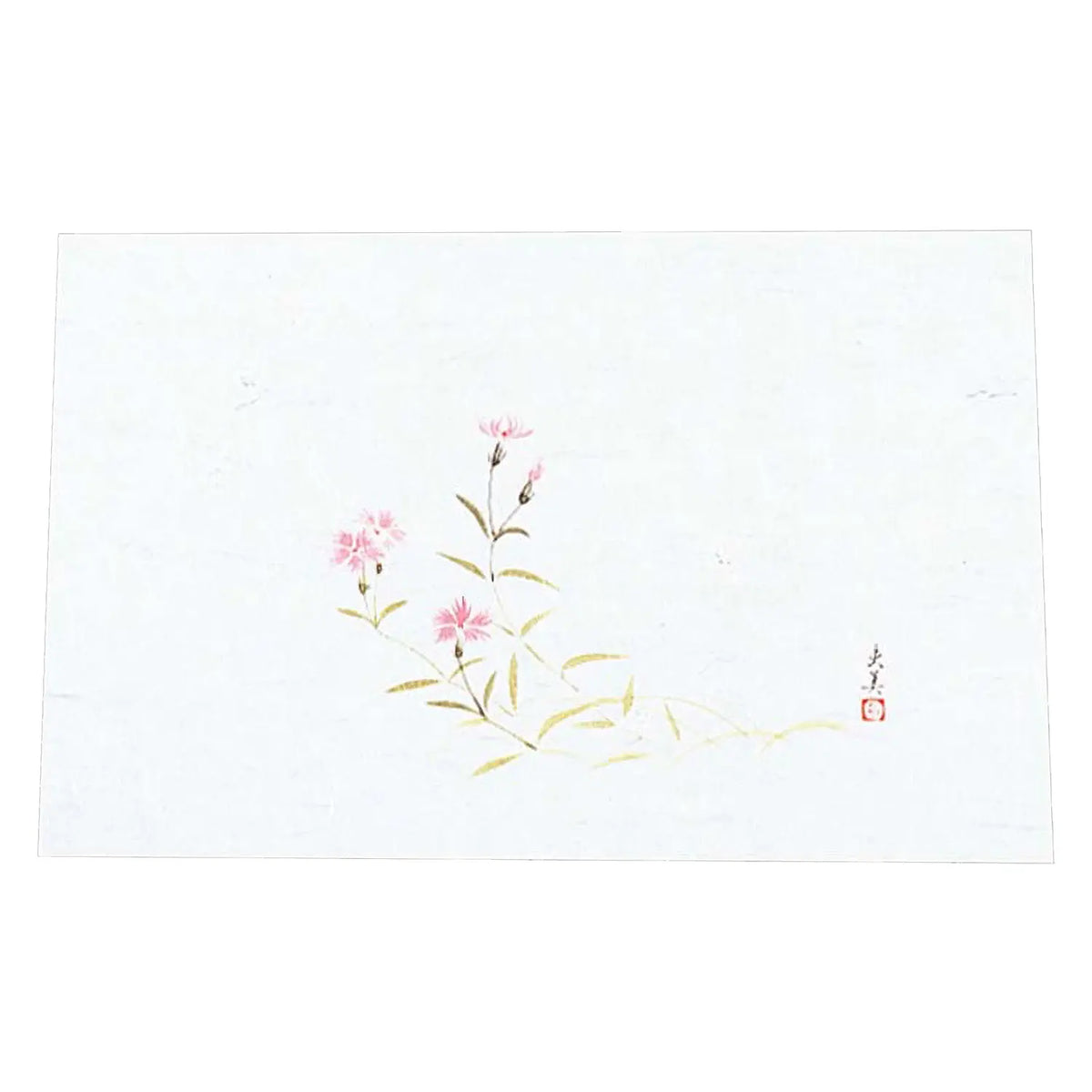 MIN Washi Paper Placemat Dianthus 100 pcs