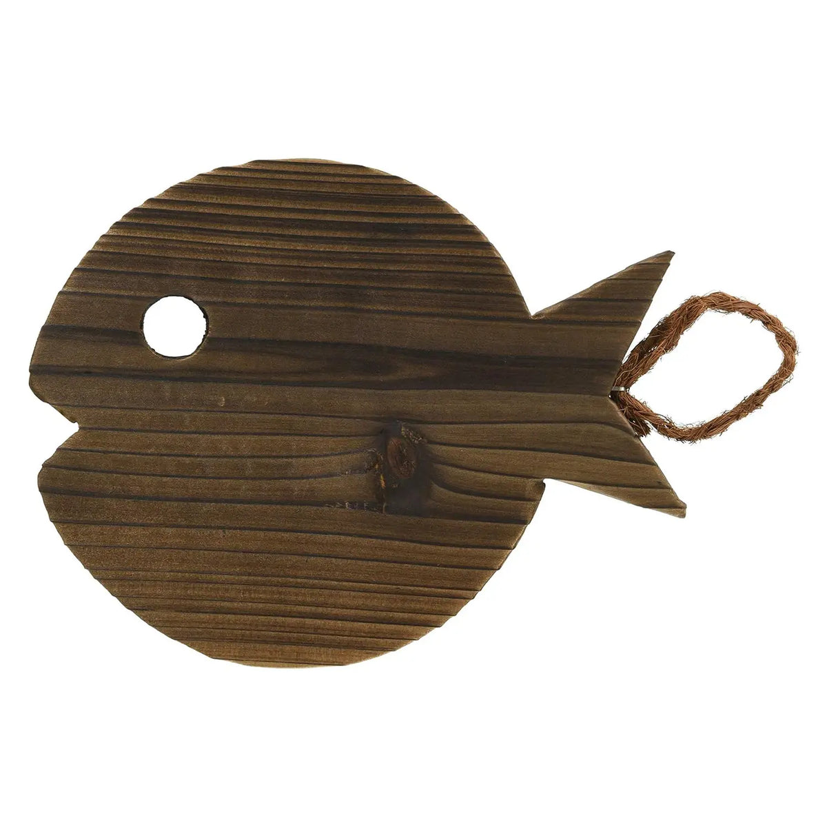 Manyo Natural Wood Pot Mat Fish