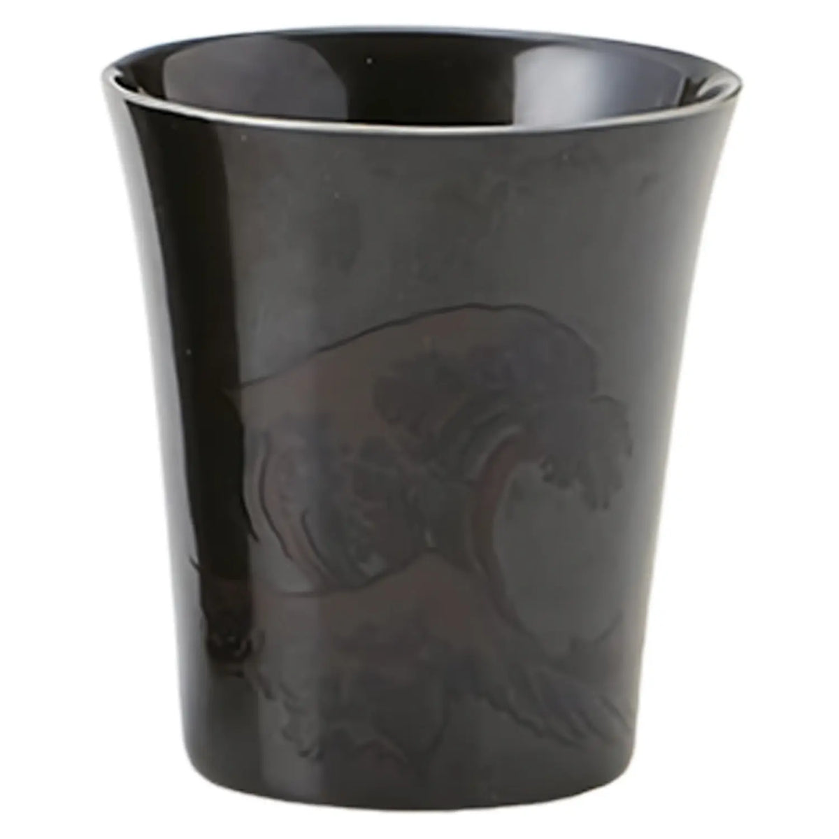 Marumo Takagi Heat Sensitive Ceramics Cup Hokusai Black