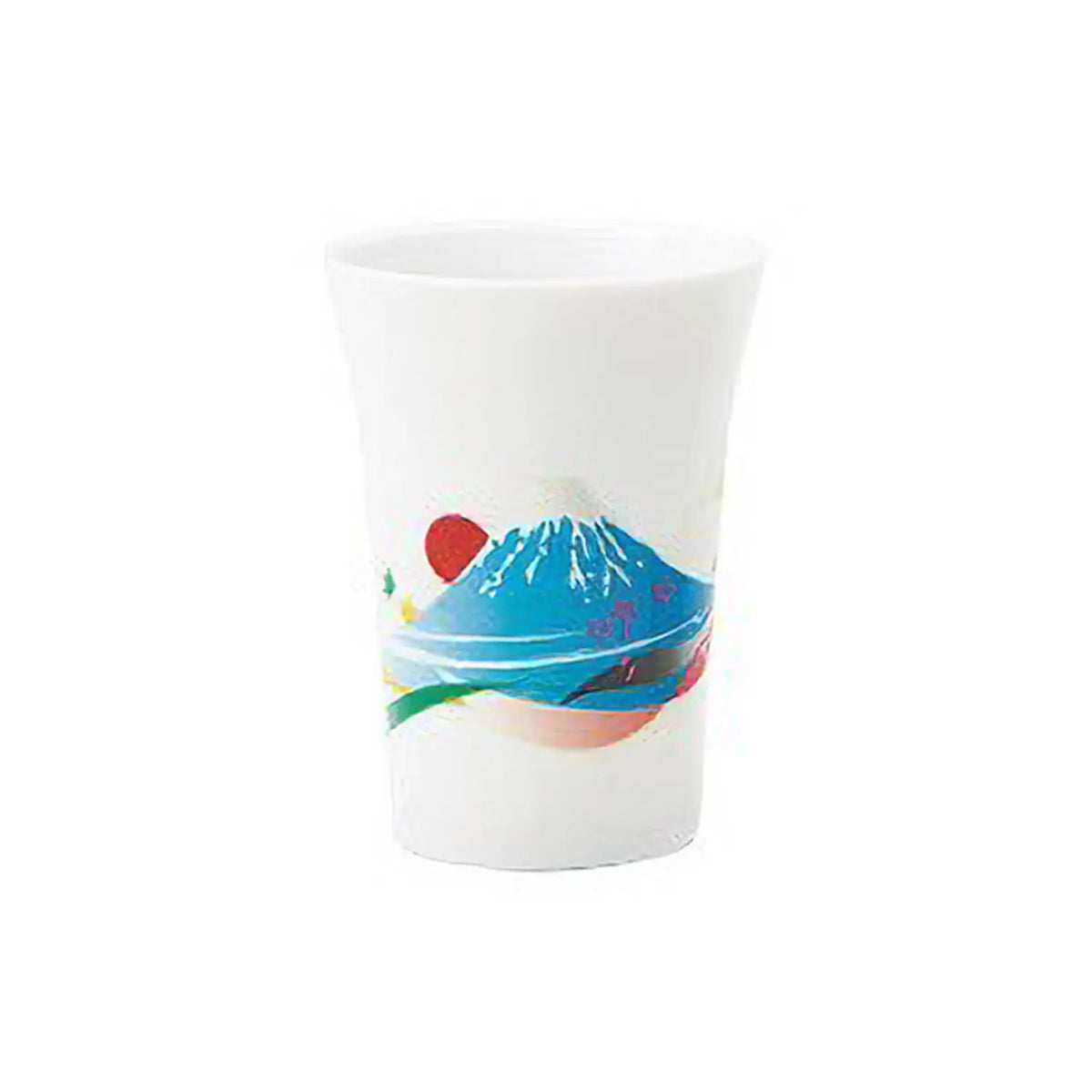 Marumo Takagi Heat Sensitive Ceramics Cup Mt. Fuji