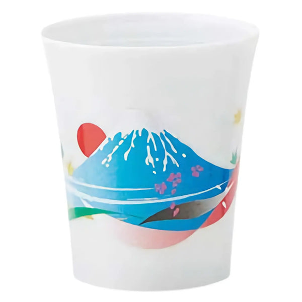 Marumo Takagi Heat Sensitive Ceramics Cup Mt.Fuji