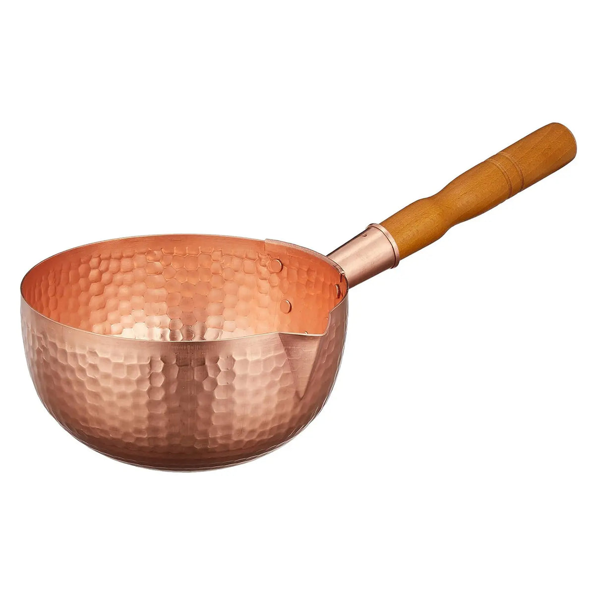 Marushin Douki Copper Round Bottom Saucepan