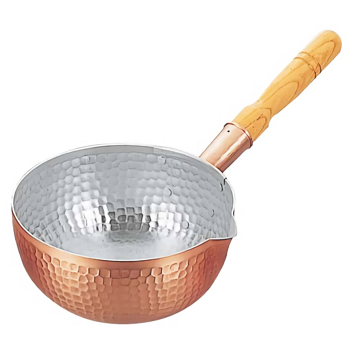 Marushin Douki Copper Tin Plating Round Bottom Saucepan