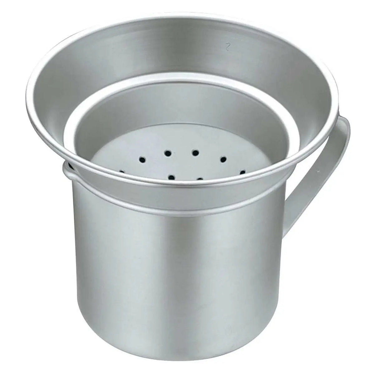 Nakao-Alumi Aluminum Tempura Oil Filter Pot with Handle