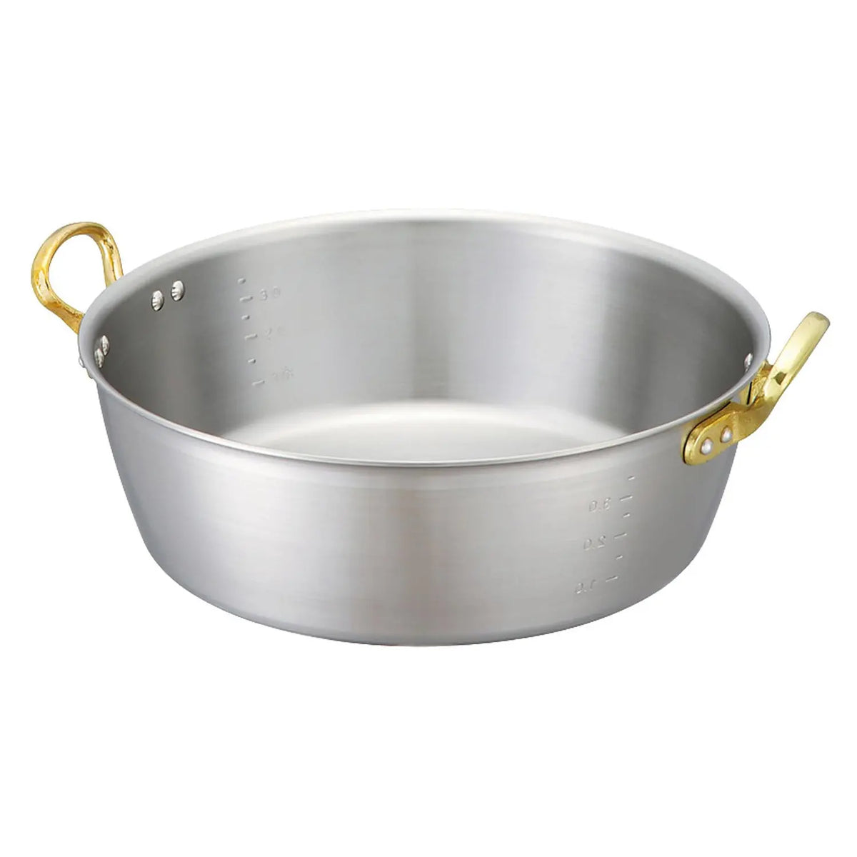 Nakao-Alumi King Denji Stainless Steel Tempura Pan with Scale