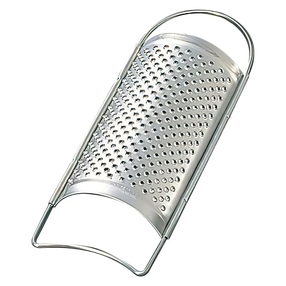 Stainless Steel Kitchen Cheese Grater with Black Handle and Small Brush Ochine