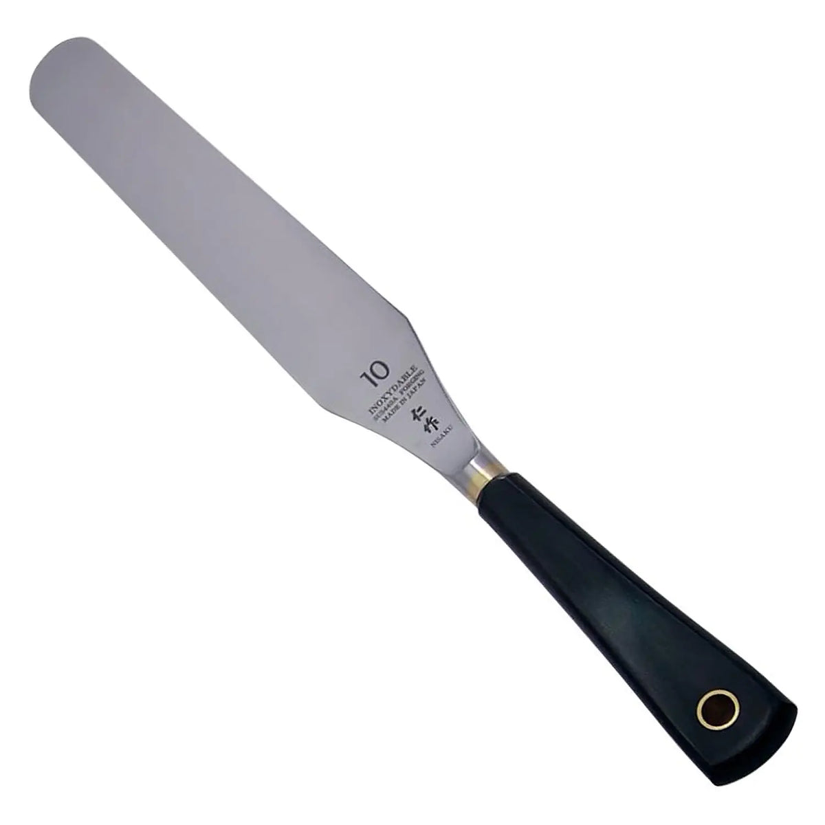 Nisaku Stainless Steel Icing Spatula with Wooden Handle