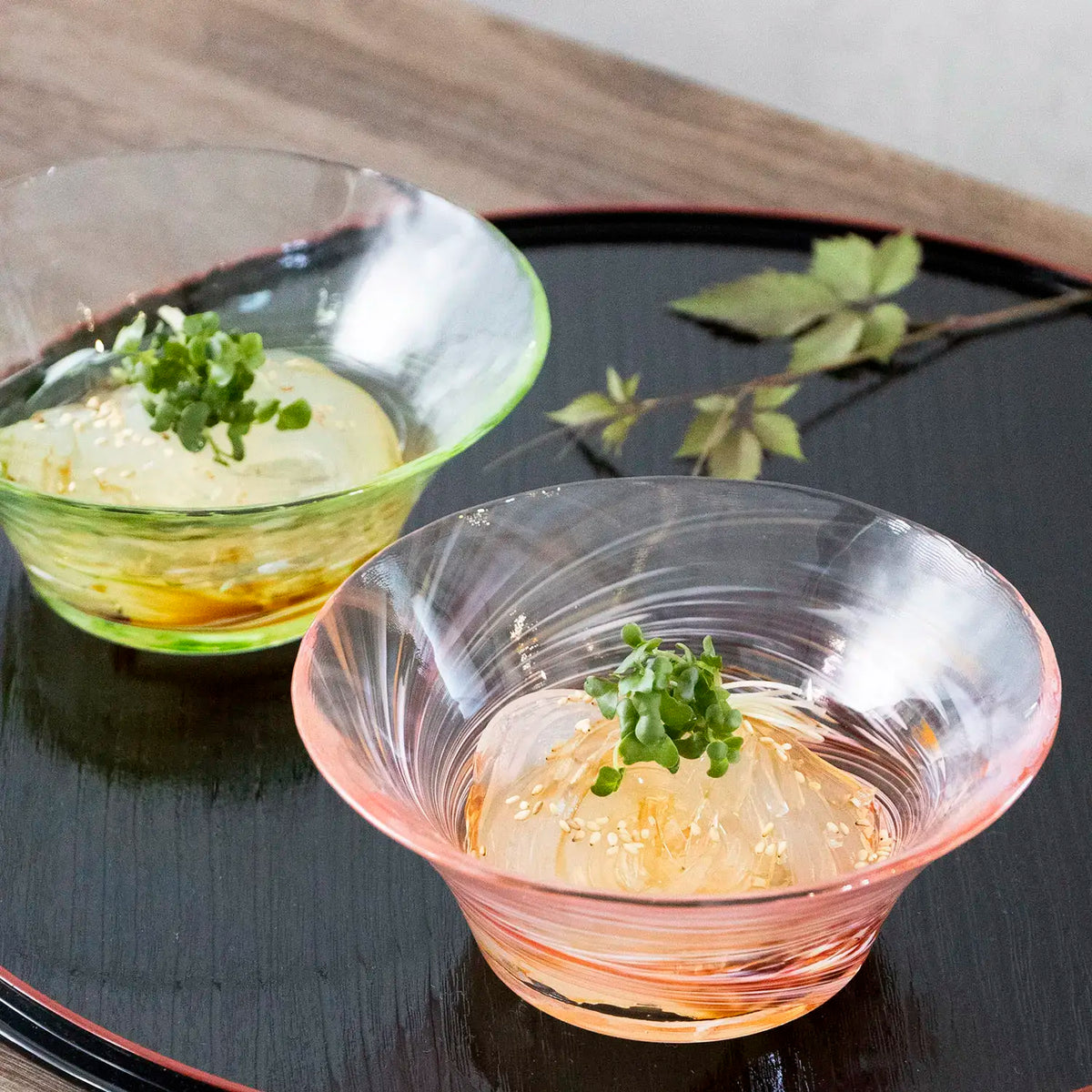 ADERIA Tsugaru Vidro Soda-Lime Glass Shaori Medium Bowl