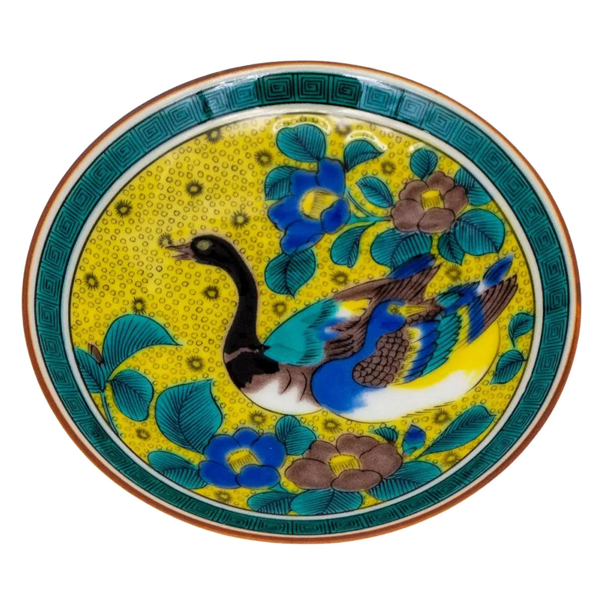 SEIKOU Kutani Porcelain Mamezara Small Plate Yoshidaya-Sououzu