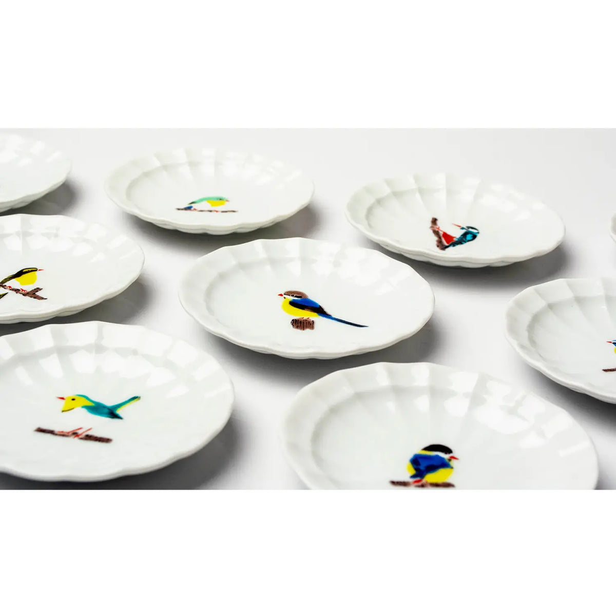 SEIKOU Kutani Porcelain Mamezara Small Plate Kogara