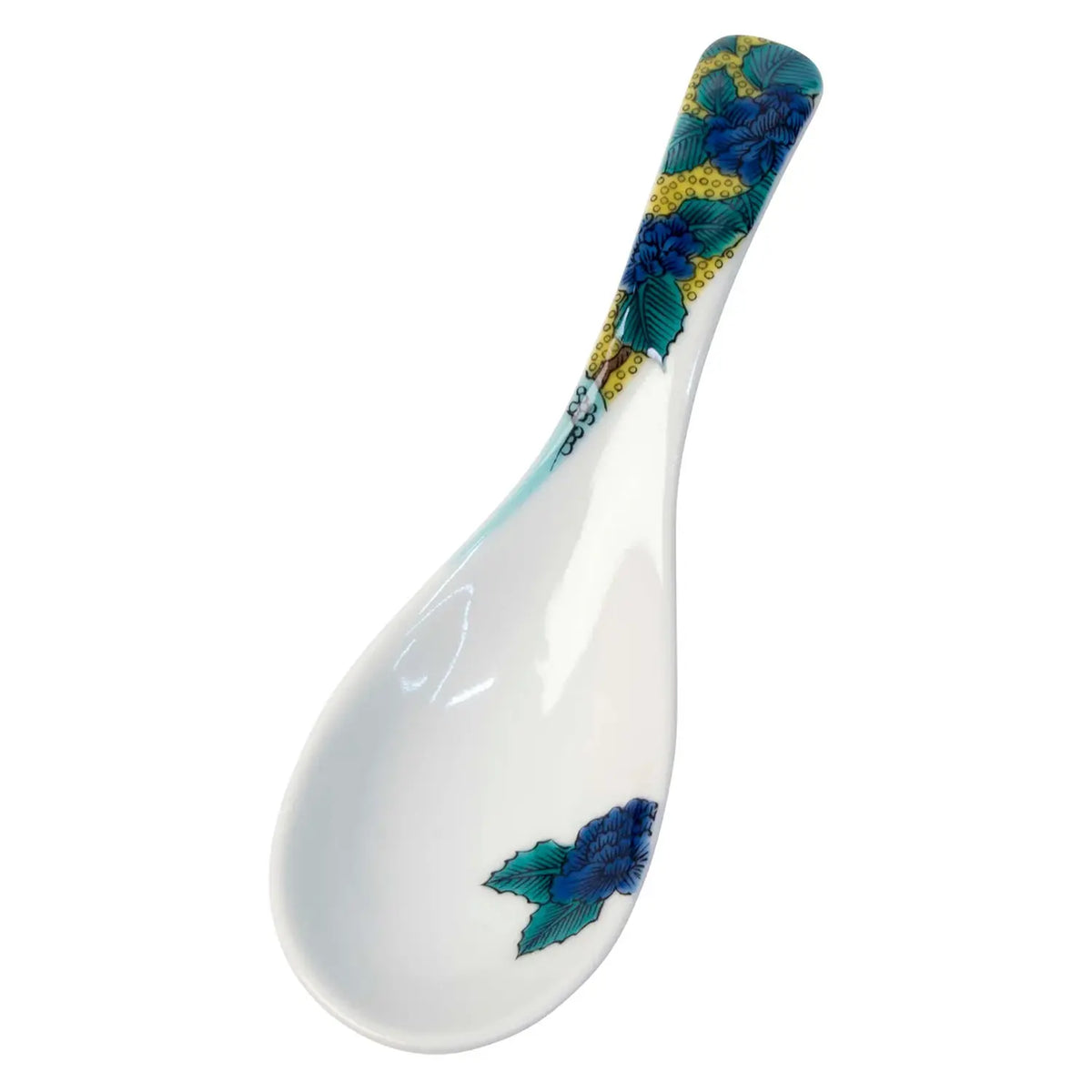 SEIKOU Kutani Porcelain Renge Spoon Aotebotan