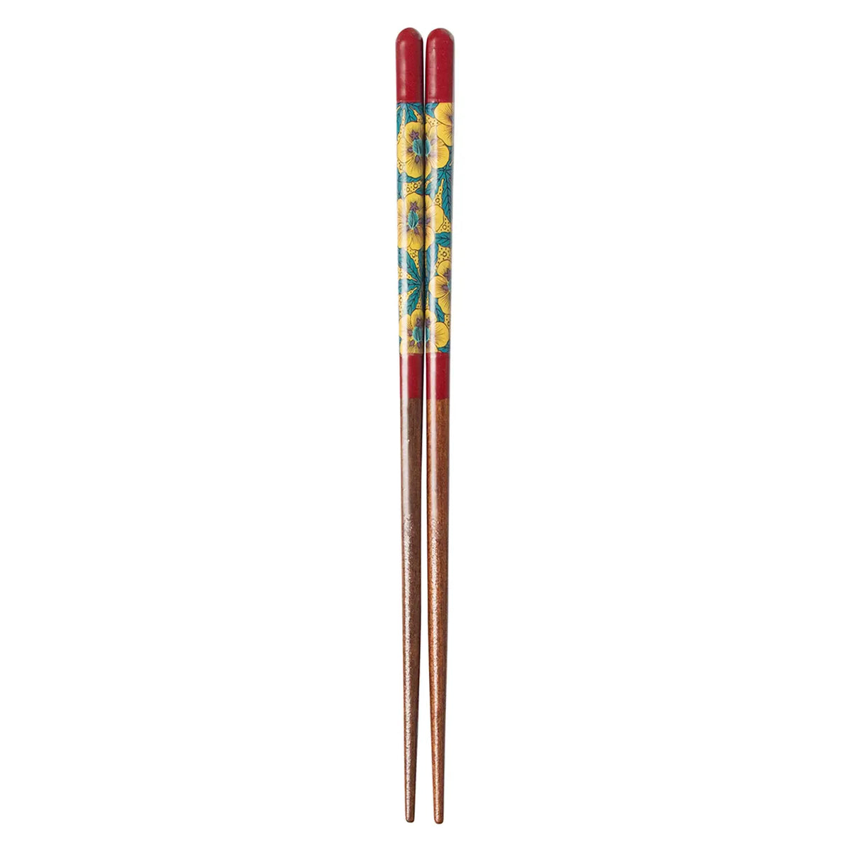 SEIKOU Wakasa Lacquered Natural Wood Chopsticks 21cm Red Aoi